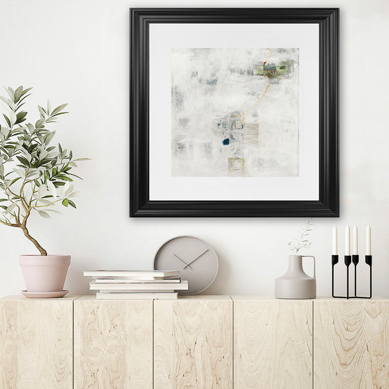 Shop No Regrets (Square) Art Print-Abstract, Neutrals, Square, View All-framed painted poster wall decor artwork