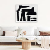 Shop Prosperous Elements I Art Print-Abstract, Black, Horizontal, Landscape, Rectangle, View All-framed painted poster wall decor artwork