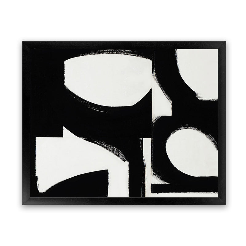 Shop Prosperous Elements II Art Print-Abstract, Black, Horizontal, Landscape, Rectangle, View All-framed painted poster wall decor artwork