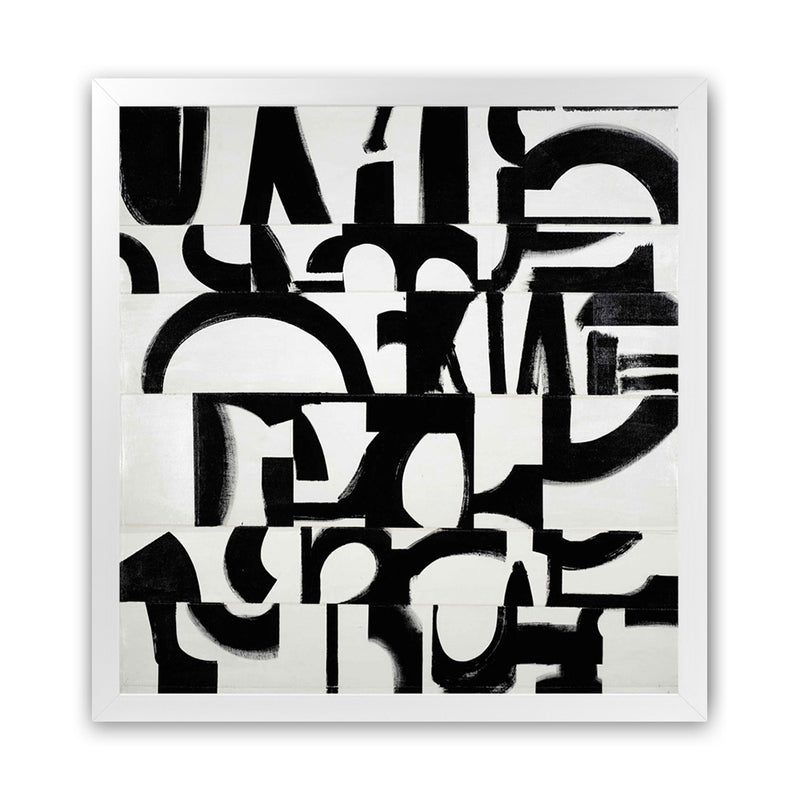 Shop Prosperous Elements (Square) Art Print-Abstract, Black, Square, View All-framed painted poster wall decor artwork