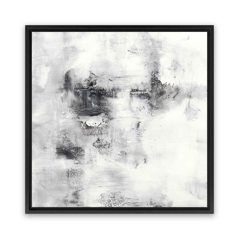 Shop Lighthouse (Square) Canvas Art Print-Abstract, Black, Square, View All, White-framed wall decor artwork