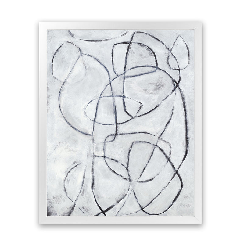 Shop Suspended Time Art Print-Abstract, Neutrals, Portrait, Rectangle, View All-framed painted poster wall decor artwork