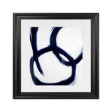 Shop Hoop Dreams (Square) Art Print-Abstract, Blue, Square, View All, White-framed painted poster wall decor artwork