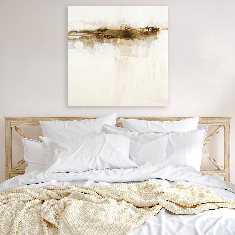 Shop Midas Touch (Square) Canvas Art Print-Abstract, Neutrals, Square, View All-framed wall decor artwork