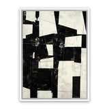 Shop Arrangement I Canvas Art Print-Abstract, Black, Neutrals, Portrait, Rectangle, View All-framed wall decor artwork