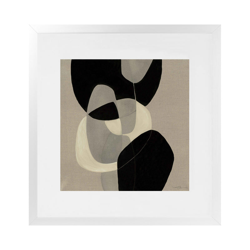 Shop Gravity III (Square) Art Print-Abstract, Black, Brown, Neutrals, Square, View All-framed painted poster wall decor artwork