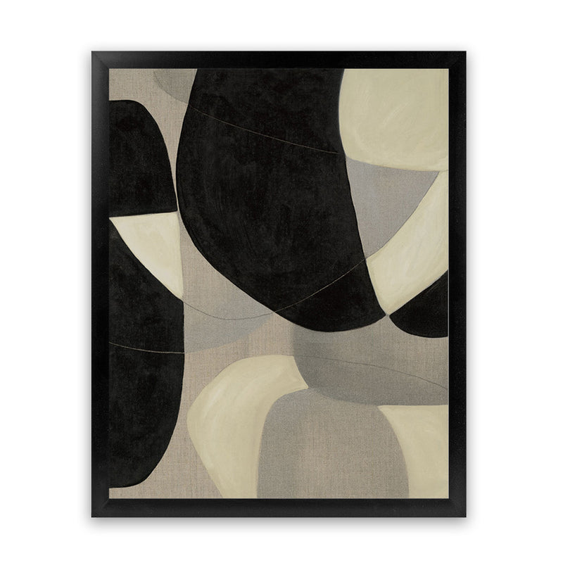 Shop Gravity IV Art Print-Abstract, Black, Neutrals, Portrait, Rectangle, View All-framed painted poster wall decor artwork