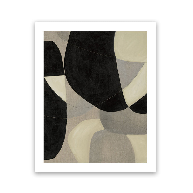 Shop Gravity IV Art Print-Abstract, Black, Neutrals, Portrait, Rectangle, View All-framed painted poster wall decor artwork