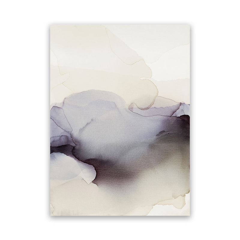 Shop Past Clouds I Canvas Art Print-Abstract, Neutrals, Portrait, Purple, Rectangle, View All-framed wall decor artwork