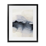 Shop Past Clouds II Blue Art Print-Abstract, Blue, Neutrals, Portrait, Rectangle, View All-framed painted poster wall decor artwork