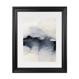 Shop Past Clouds II Blue Art Print-Abstract, Blue, Neutrals, Portrait, Rectangle, View All-framed painted poster wall decor artwork