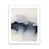 Shop Past Clouds II Blue Art Print-Abstract, Blue, Neutrals, Portrait, Rectangle, View All-framed painted poster wall decor artwork