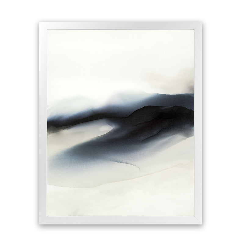 Shop The Beyond Hours I Art Print-Abstract, Black, Portrait, Rectangle, View All, White-framed painted poster wall decor artwork