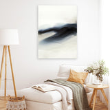 Shop The Beyond Hours I Canvas Art Print-Abstract, Black, Portrait, Rectangle, View All, White-framed wall decor artwork