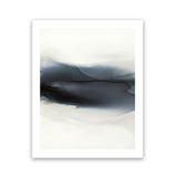 Shop The Beyond Hours II Art Print-Abstract, Black, Portrait, Rectangle, View All, White-framed painted poster wall decor artwork