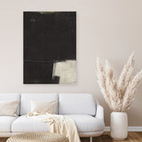 Shop Back Pocket I Canvas Art Print-Abstract, Black, Portrait, Rectangle, View All-framed wall decor artwork