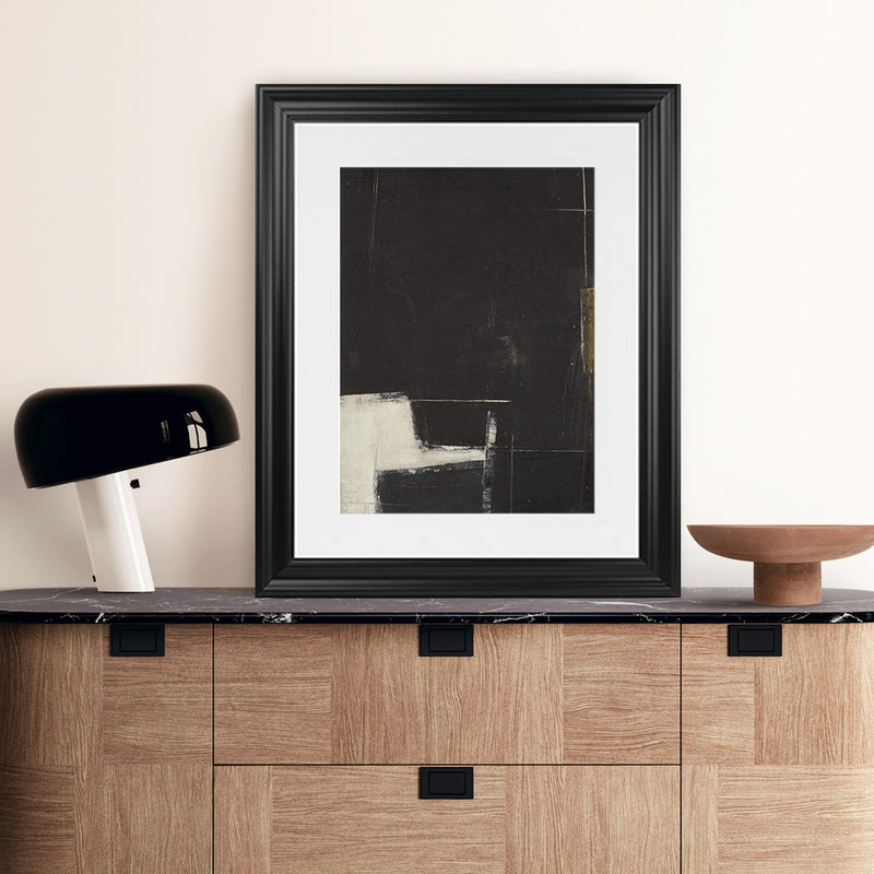 Shop Back Pocket II Art Print-Abstract, Black, Portrait, Rectangle, View All-framed painted poster wall decor artwork