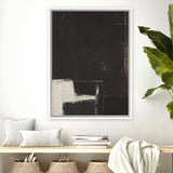Shop Back Pocket II Canvas Art Print-Abstract, Black, Portrait, Rectangle, View All-framed wall decor artwork