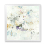 Shop Off The Wall (Square) Art Print-Abstract, Neutrals, Square, View All, Yellow-framed painted poster wall decor artwork