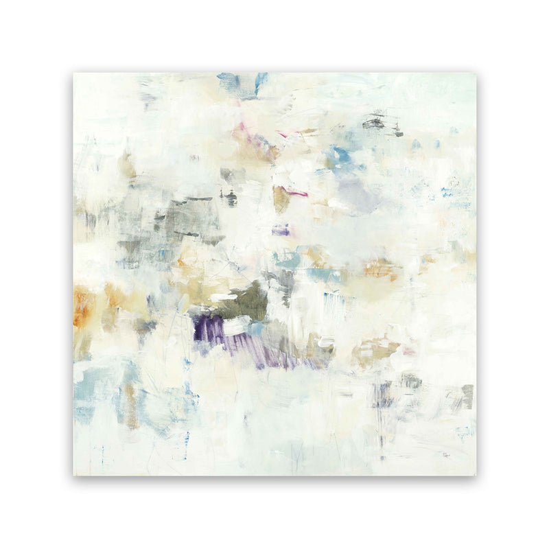 Shop Off The Wall (Square) Canvas Art Print-Abstract, Neutrals, Square, View All, Yellow-framed wall decor artwork