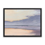 Shop Shore Canvas Art Print-Abstract, Horizontal, Purple, Rectangle, View All, WA-framed wall decor artwork