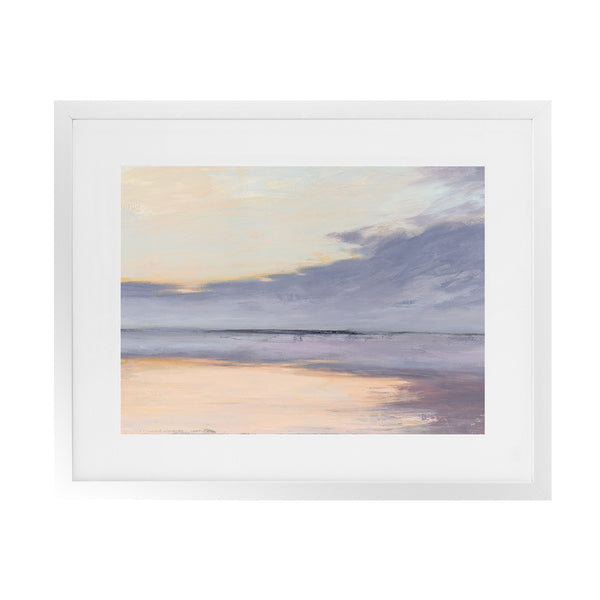 Shop Shore Art Print-Abstract, Horizontal, Purple, Rectangle, View All, WA-framed painted poster wall decor artwork