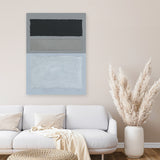 Shop Painted Weaving II FB Canvas Art Print-Abstract, Grey, Portrait, Rectangle, View All, WA-framed wall decor artwork