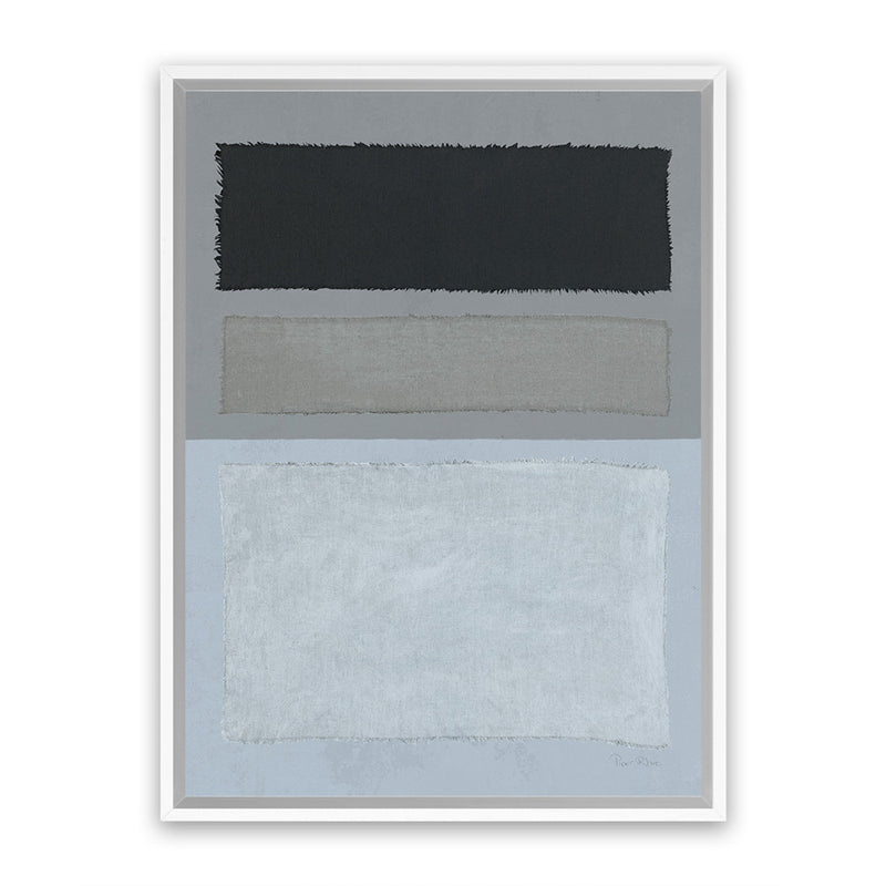 Shop Painted Weaving II FB Canvas Art Print-Abstract, Grey, Portrait, Rectangle, View All, WA-framed wall decor artwork