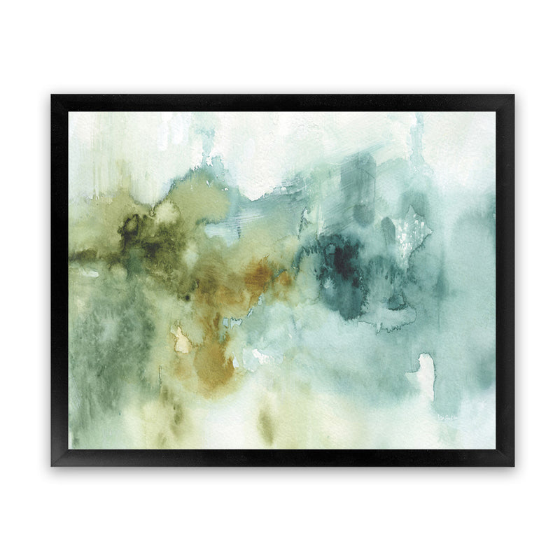 Shop My Greenhouse Abstract I Art Print-Abstract, Blue, Green, Horizontal, Rectangle, View All, WA-framed painted poster wall decor artwork