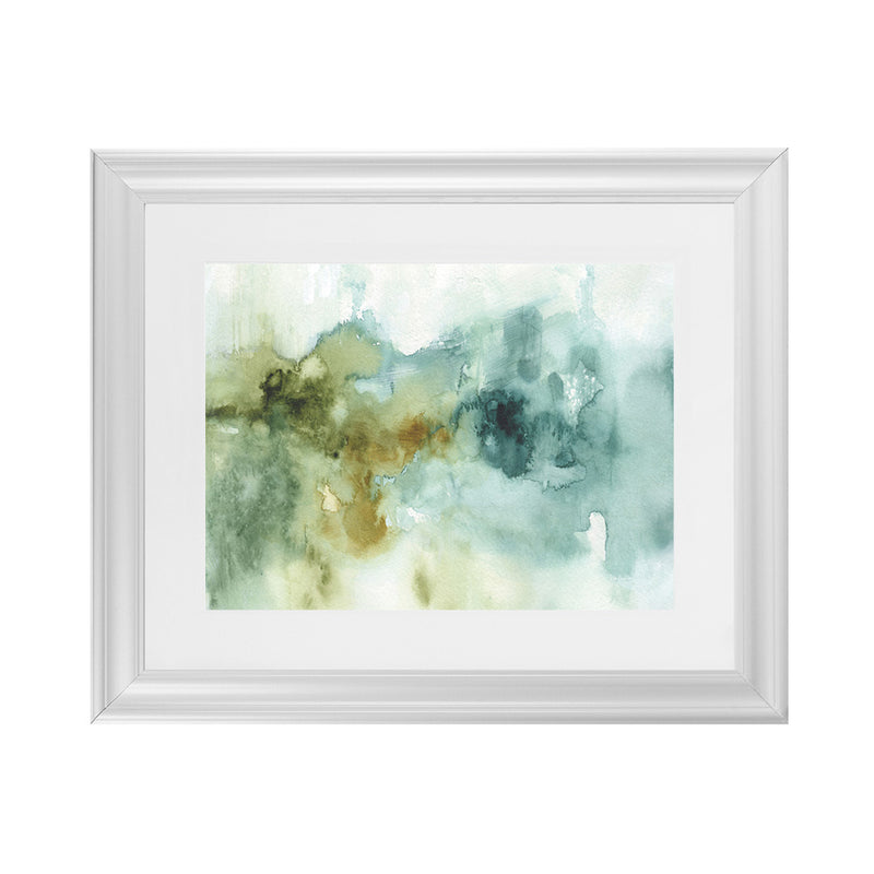 Shop My Greenhouse Abstract I Art Print-Abstract, Blue, Green, Horizontal, Rectangle, View All, WA-framed painted poster wall decor artwork