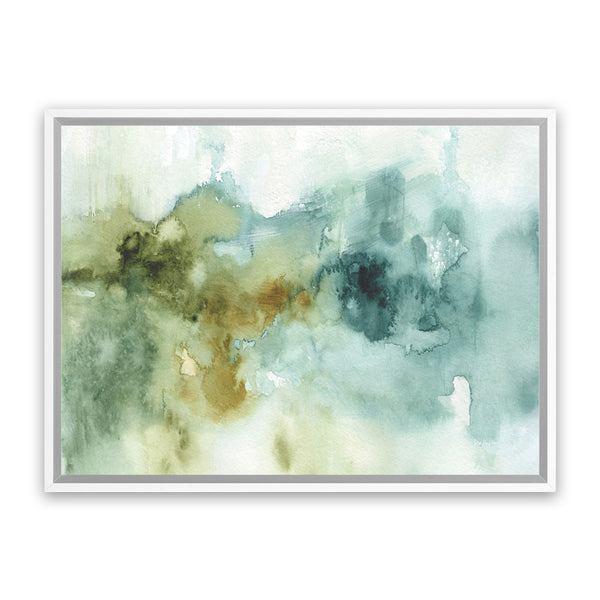 Shop My Greenhouse Abstract I Canvas Art Print-Abstract, Blue, Green, Horizontal, Rectangle, View All, WA-framed wall decor artwork