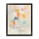 Shop Let Them Eat Cake Crop Art Print-Abstract, Orange, Portrait, Rectangle, View All, WA, Yellow-framed painted poster wall decor artwork