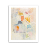 Shop Let Them Eat Cake Crop Art Print-Abstract, Orange, Portrait, Rectangle, View All, WA, Yellow-framed painted poster wall decor artwork