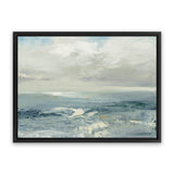 Shop Waves Canvas Art Print-Abstract, Blue, Horizontal, Rectangle, View All, WA-framed wall decor artwork