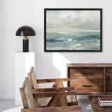 Shop Waves Canvas Art Print-Abstract, Blue, Horizontal, Rectangle, View All, WA-framed wall decor artwork