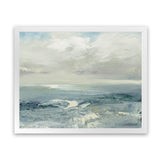 Shop Waves Art Print-Abstract, Blue, Horizontal, Rectangle, View All, WA-framed painted poster wall decor artwork
