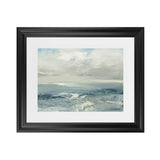 Shop Waves Art Print-Abstract, Blue, Horizontal, Rectangle, View All, WA-framed painted poster wall decor artwork