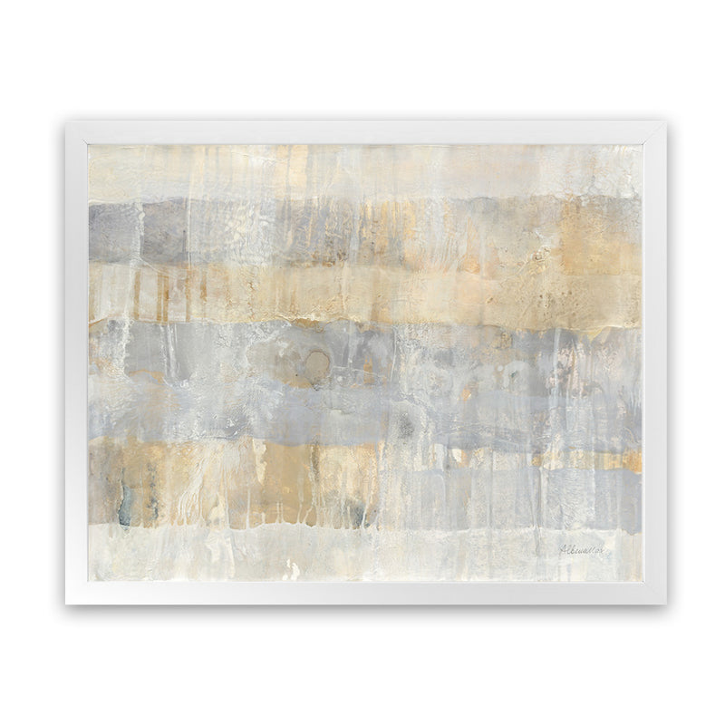 Shop Climbing Up Art Print-Abstract, Grey, Horizontal, Landscape, Rectangle, View All, WA, Yellow-framed painted poster wall decor artwork