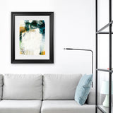 Shop Turbulence I Art Print-Abstract, Blue, Green, Portrait, Rectangle, View All, WA, White-framed painted poster wall decor artwork