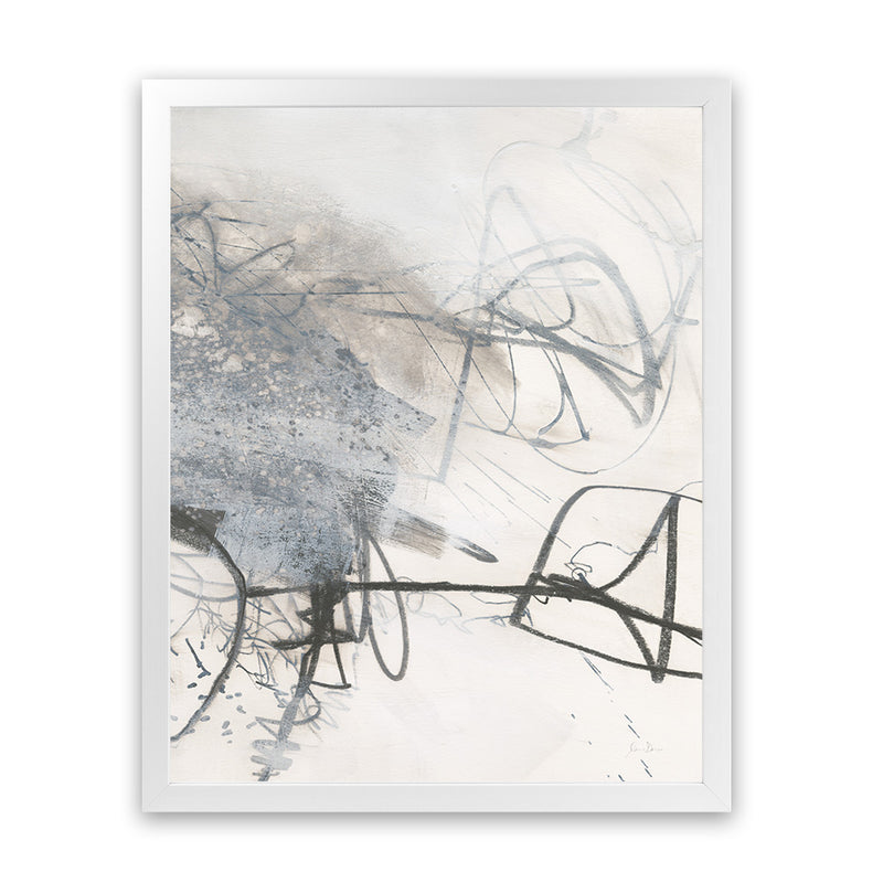 Shop Whats Happening III Neutral Art Print-Abstract, Black, Portrait, Rectangle, View All, WA, White-framed painted poster wall decor artwork