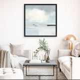 Shop Neutral Horizon I (Square) Canvas Art Print-Abstract, Grey, Square, View All, WA-framed wall decor artwork