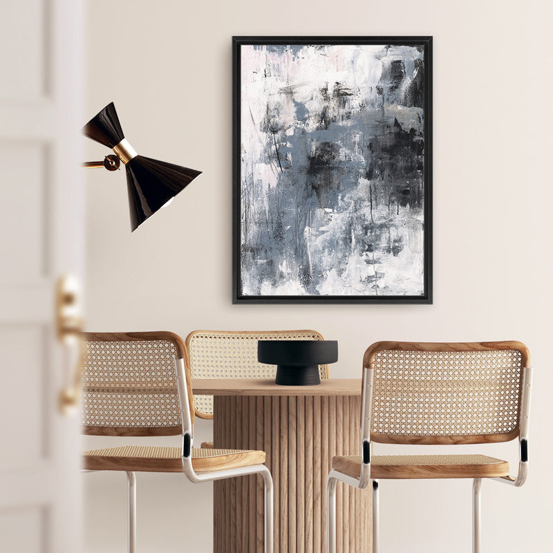 Shop Oracle I Canvas Art Print-Abstract, Grey, Portrait, Rectangle, View All, WA-framed wall decor artwork