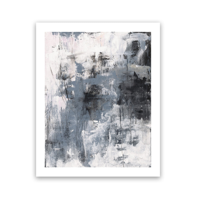 Shop Oracle I Art Print-Abstract, Grey, Portrait, Rectangle, View All, WA-framed painted poster wall decor artwork