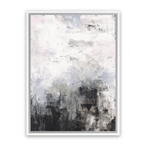 Shop Oracle III Canvas Art Print-Abstract, Black, Portrait, Rectangle, View All, WA, White-framed wall decor artwork