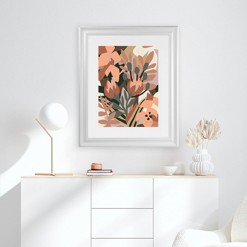Shop Limited Results Sedona Art Print-Botanicals, Brown, Portrait, Rectangle, View All, WA-framed painted poster wall decor artwork