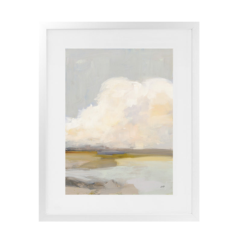 Shop Dream of Clouds Art Print-Abstract, Grey, Portrait, Rectangle, View All, WA, Yellow-framed painted poster wall decor artwork