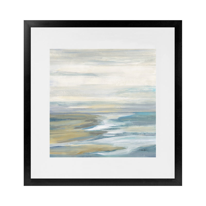 Shop Morning Sea Light (Square) Art Print-Abstract, Blue, Square, View All, WA-framed painted poster wall decor artwork