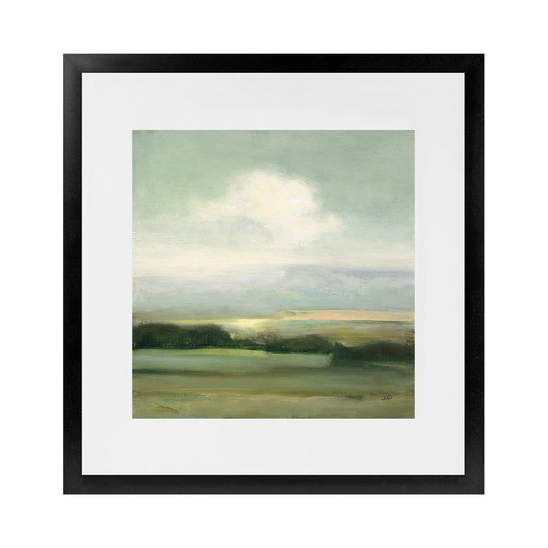 Shop View from the Top (Square) Art Print-Abstract, Green, Square, View All, WA-framed painted poster wall decor artwork