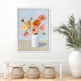 Shop Iceland Poppies Canvas Art Print-Florals, Pink, Portrait, Rectangle, View All, WA-framed wall decor artwork
