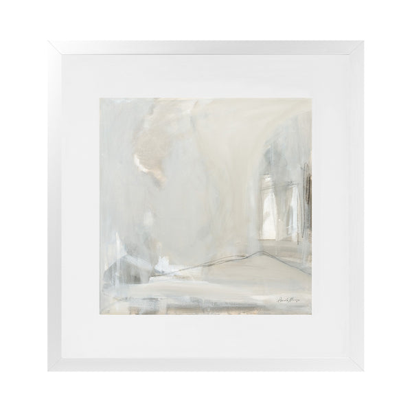 Shop Delicate Gray (Square) Art Print-Abstract, Neutrals, Square, View All, WA-framed painted poster wall decor artwork